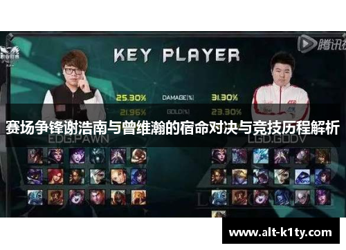 赛场争锋谢浩南与曾维瀚的宿命对决与竞技历程解析