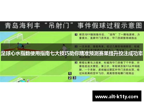 足球心水指数使用指南七大技巧助你精准预测赛果提升投注成功率